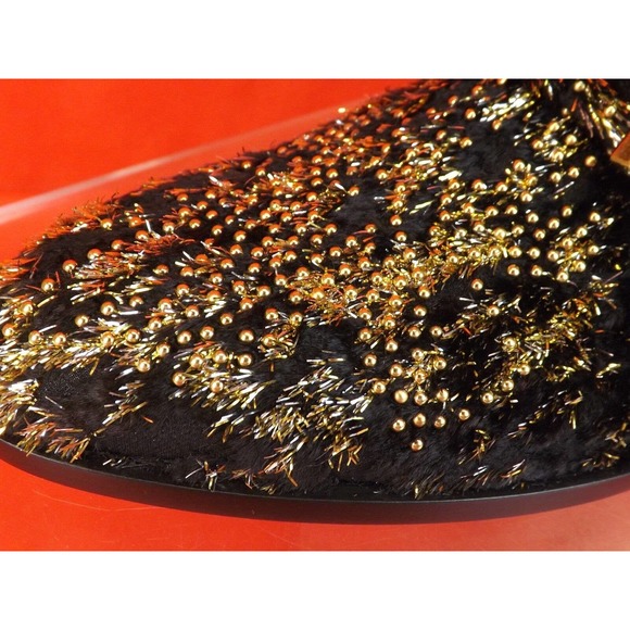 NIB CHLOE SUSANNA BLACK VELVET GOLD STUDDED BUCKLES MOTORCYCLE ANKLE BOOTS 38 8 - Picture 4 of 12